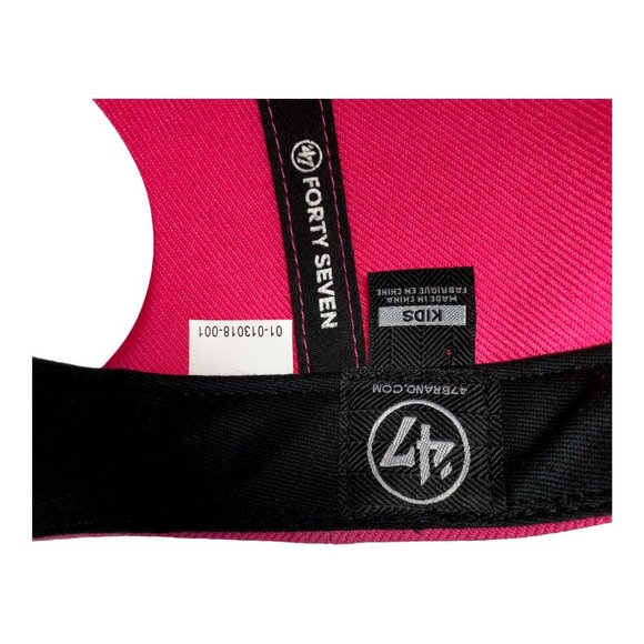 PGA Tour Youth Hat Adjustable SnapBack Pink Gray The Players 47 Captain Kids - Picture 6 of 7